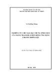 Luận văn Thạc sĩ Khoa học: Nghiên cứu chế tạo, đặc trưng tính chất của màng trao đổi anion kiềm, ứng dụng cho pin nhiên liệu