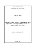 Luận án Tiến sĩ Địa chất: Thạch luận các thành tạo granitoid phức hệ Mường Lát thuộc đới Tây Bắc Bộ và khoáng hóa liên quan