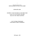 Luận văn Thạc sĩ Khoa học: Mô phỏng và phân tích hiệu quả hệ thống treo cao su của ô tô tải hạng nặng đến khả năng thân thiện mặt đường