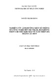 Luận văn Thạc sĩ Kỹ thuật: Nghiên cứu ảnh hưởng một số thông số công nghệ đến độ nhám, độ không tròn chi tiết khi mài vô tâm thép 20X thấm các bon