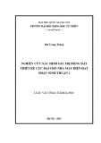 Luận văn Thạc sĩ Khoa học: Nghiên cứu xác định giá trị động đất thiết kế cực đại cho nhà máy điện hạt nhân Ninh Thuận 2