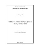 Luận văn Thạc sĩ Khoa học: Chế tạo và nghiên cứu vật liệu BiFeO3 pha tạp ion đất hiếm