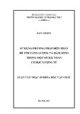 Luận văn Thạc sĩ Khoa học vật chất: Sử dụng phương pháp biến phân để tìm năng lượng và hàm sóng trong một số bài toán cơ học lượng tử