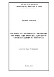 Luận văn Thạc sĩ Khoa học: Ảnh hưởng của phonon giam cầm lên hiệu ứng radio – điện trong hố lượng tử với cơ chế tán xạ điện tử phonon âm