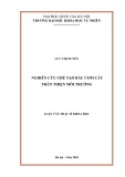 Luận văn Thạc sĩ Khoa học: Nghiên cứu chế tạo bầu ươm cây thân thiện môi trường