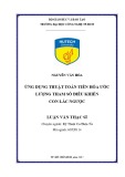 Luận văn Thạc sĩ Kỹ thuật Cơ điện tử: Ứng dụng thuật toán tiến hóa ước lượng tham số điều khiển con lắc ngược