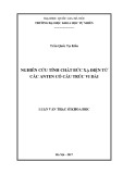Luận văn Thạc sĩ Khoa học: Nghiên cứu tính chất bức xạ điện từ các anten có cấu trúc vi dải