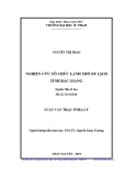 Luận văn Thạc sĩ Địa lý học: Nghiên cứu tổ chức lãnh thổ du lịch tỉnh Bắc Giang