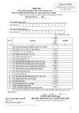 Mẫu Phụ lục kết quả hoạt động sản xuất kinh doanh (Mẫu số: 03-1B/TNDN)