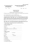 Thông báo nộp tiền (Mẫu số 01/TB-TSDĐ)