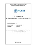 Giáo trình Hệ thống treo di chuyển - Hệ thống lái (MĐ: Công nghệ ô tô) - CĐ Cơ Điện Hà Nội