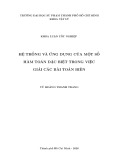 Khóa luận tốt nghiệp đại học: Hệ thống và ứng dụng của một số hàm toán đặc biệt trong việc giải các bài toán biên