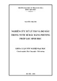 Khóa luận tốt nghiệp: Nghiên cứu xử lý TSS và độ màu trong nước rỉ rác bằng phương pháp lọc sinh học