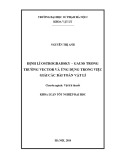 Khóa luận tốt nghiệp: Định lí Ostrogradsky – Gauss trong trường vector và ứng dụng trong việc giải các bài toán vật lí