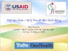 Bài giảng Một sức khỏe từ lý thuyết đến hành động