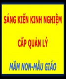 Sáng kiến kinh nghiệm Mầm non: Một số biện pháp giúp trẻ 5-6 tuổi người đồng bào dân tộc thiểu số học tốt môn Làm quen văn học tại lớp Lá 4 trường Mầm non Cư Pang