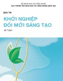 Tạp chí Khởi nghiệp đổi mới sáng tạo - Số 7/2021