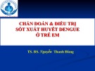 Bài giảng Chhẩn đoán và điều trị sốt xuất huyết Dengue ở trẻ em