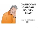 Bài giảng Chẩn đoán đau đầu nguyên phát