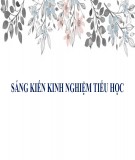 Sáng kiến kinh nghiệm Tiểu học: Một số giải pháp nâng cao năng lực tư duy Toán học cho học sinh lớp 2