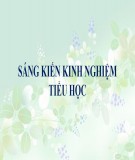 Sáng kiến kinh nghiệm Tiểu học: Một số giải pháp chỉ đạo dạy lồng ghép tích hợp giáo dục tài nguyên và môi trường biển, hải đảo trong tiết hoạt động tập thể cho học sinh trường tiểu học