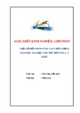 Sáng kiến kinh nghiệm Mầm non: Một số biện pháp nâng cao chất lượng giáo dục âm nhạc cho trẻ 4- 5 tuổi