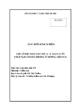 Sáng kiến kinh nghiệm Mầm non: Một số biện pháp giúp trẻ 24-36 tháng tuổi thích nghi với môi trường ở trường mầm non Gia Thượng