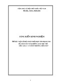 Sáng kiến kinh nghiệm Mầm non: Một số biện pháp phối hợp với phụ huynh để chăm sóc nuôi dưỡng giáo dục trẻ mẫu giáo 3-4 tuổi ở trường Mầm non