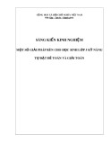 Sáng kiến kinh nghiệm Tiểu học: Một số giải pháp rèn cho học sinh lớp 5 kỹ năng tự đặt đề toán và giải toán tại Trường TH số 2 Kiến Giang