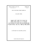 Luận văn Thạc sĩ Quản lý công: Năng lực thực thi công vụ của công chức các cơ quan chuyên môn thuộc Ủy ban nhân dân thành phố Đồng Hới, tỉnh Quảng Bình