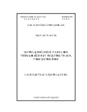 Luận văn Thạc sĩ Quản lý công: Quản lý nhà nước về du lịch trên địa bàn huyện Quảng Trạch, tỉnh Quảng Bình