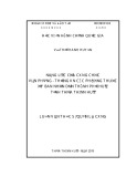 Luận văn Thạc sĩ Quản lý công: Năng lực của công chức Văn phòng - Thống kê các phường thuộc Ủy ban nhân dân thành phố Huế, tỉnh Thừa Thiên Huế
