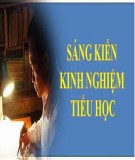 Sáng kiến kinh nghiệm Tiểu học: Một vài kinh nghiệm dạy dạng bài tập