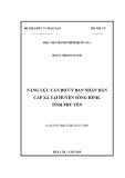 Luận văn Thạc sĩ Quản lý công: Năng lực cán bộ ủy ban nhân dân cấp xã tại huyện Sông Hinh, tỉnh Phú Yên