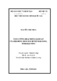 Tóm tắt Luận văn Thạc sĩ Quản lý công: Tăng cường hoạt động giám sát của Hội đồng nhân dân huyện Đắk Song – tỉnh Đăk Nông