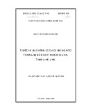 Luận văn Thạc sĩ Quản lý công: Thực hiện chính sách giảm nghèo trên địa bàn huyện Buôn Đôn, tỉnh Đắk Lắk