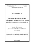 Luận văn Thạc sĩ Luật Hiến Pháp và Luật Hành Chính: Thanh tra hoạt động du lịch trên địa bàn thành phố Hà Nội trong bối cảnh cách mạng công nghiệp 4.0