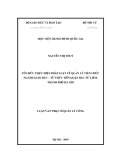 Luận văn Thạc sĩ Quản lý công: Tổ chức thực hiện pháp luật về quản lý viên chức ngành giáo dục – từ thực tiễn quận Bắc Từ Liêm, thành phố Hà Nội