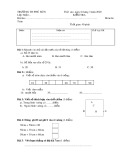 Đề thi giữa học kì 2 môn Toán lớp 1 năm 2019-2020 - Trường Tiểu học Phú Sơn