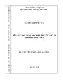 Luận án Tiến sĩ Khoa học Giáo dục: Rèn luyện kĩ năng đọc hiểu truyền thuyết cho học sinh lớp 6
