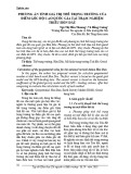 Phương án tính giá trị thế trọng trường của điểm góc độ cao quốc gia tại trạm nghiệm triều Hòn Dấu