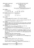 Đề thi vào lớp 10 môn Toán năm 2020-2021 - Sở GD&ĐT Vĩnh Long