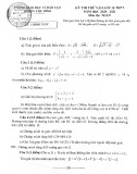 Đề thi thử vào lớp 10 THPT môn Toán năm 2020-2021 - Phòng GD&ĐT huyện Lộc Bình