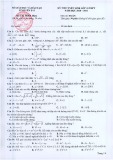 Đề thi thử vào lớp 10 THPT môn Toán năm 2020-2021 - Sở GD&ĐT Yên Bái