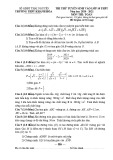 Đề thi thử vào lớp 10 THPT môn Toán năm 2020-2021 có đáp án - Trường THPT Khánh Hòa