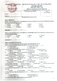 Đề thi vào lớp 10 chuyên Tiếng Anh năm 2019-2020 có đáp án - Trường THPT chuyên Thái Bình