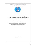 Đồ án tốt nghiệp Điện tự động công nghiệp: Thiết kế cung cấp điện cho khu nhà ở 3 tầng tái định cư Đằng Lâm - Hải Phòng