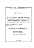 Luận án Tiến sĩ Vật lý: Nghiên cứu phát triển phương pháp phân tích kích hoạt neutron lặp vòng trên lò phản ứng hạt nhân Đà Lạt để xác định các hạt nhân sóng ngắn