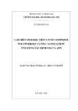 Luận văn Thạc sĩ Khoa học: Cảm biến sinh học trên cơ sở composite polypyrrole và ống nanocacbon ứng dụng xác định GOx và ADN