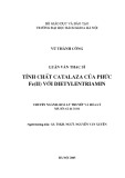 Luận văn Thạc sĩ Khoa học: Tính chất catalaza của phức chất Fe(II) với dietylentriamin